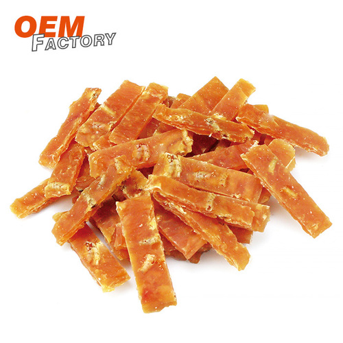 Dry Chicken with Dried Meal Worms Strip OEM Chicken Treats For Dogs Dog Snacks Wholesale