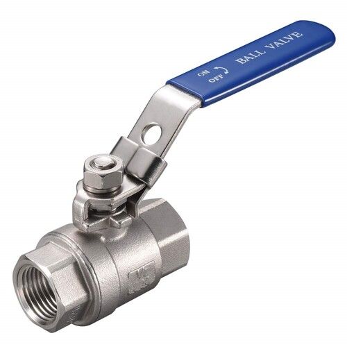 Silver Stainless Steel Ball Valve 3/4 Inch Class 150 For Industry