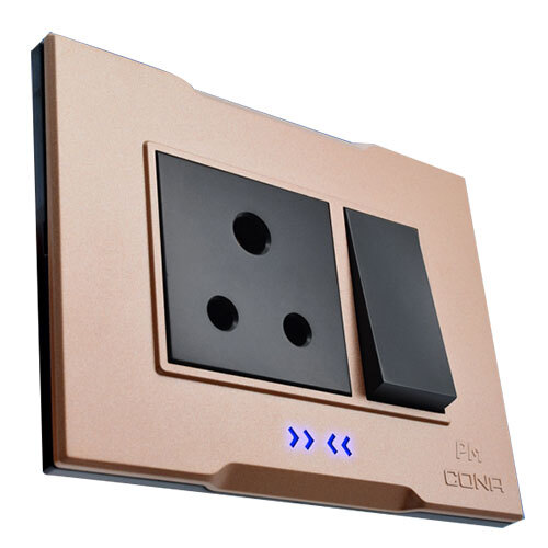 Estella Rose Gold Plate with 3 pin Socket