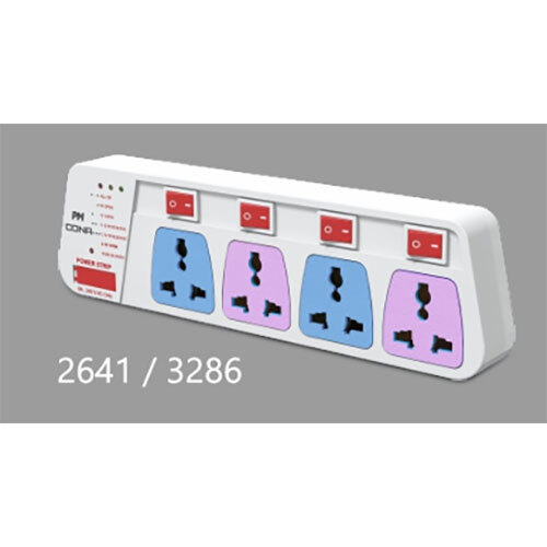 Color 4x4 Power Strip 6A