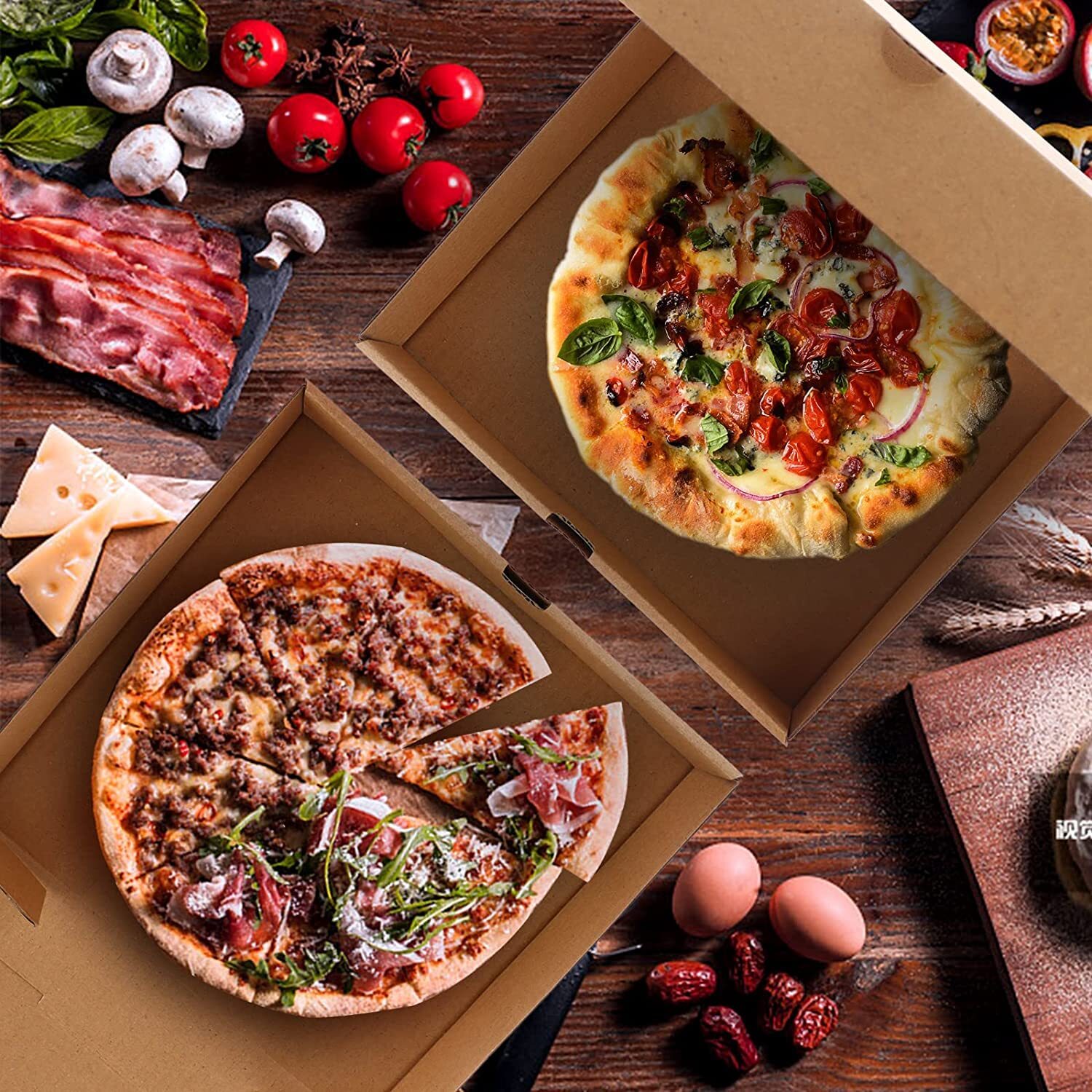 Pizza Box Kraft Brown Small