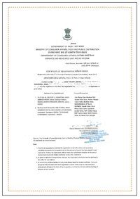 LMPC Certificate For Import (Legal Metrology Packaged Commodities)