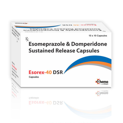 Esomeprazole 40mg + Domperidone 30mg Sr Capsules