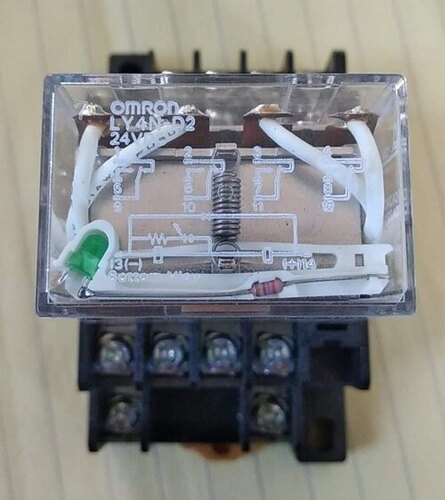 LY4N-D2 DC24 Omron 4 Pole Glass Relay