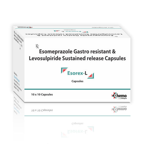 esomeprazole 40mg + Levosulpiride 75mg SR CAPSULES