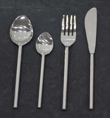 8 Inch Metal Shiny Cutlery Set