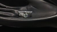 White Gold Mens Natural Diamond Solitaire Ring