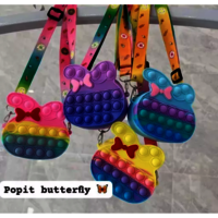 Butterfly popit sling bag