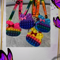 Butterfly popit sling bag