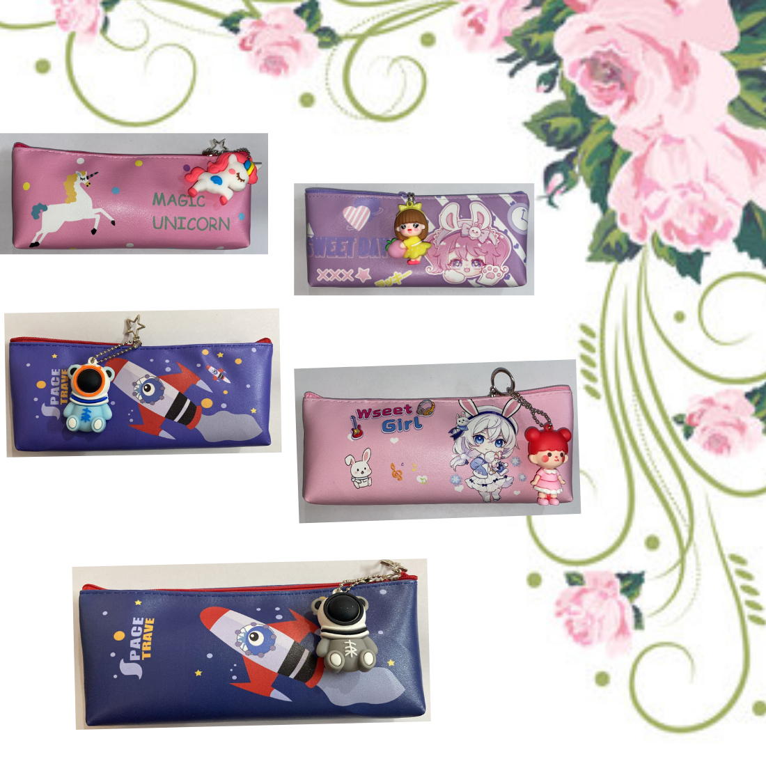 kit pouch with keyring