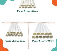 Paper Straw White 6mm