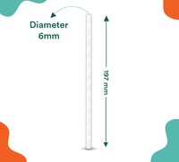 Paper Straw White 6mm