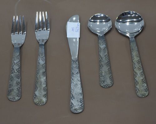 8 Inch Metal Cutlery With Shiny Finish