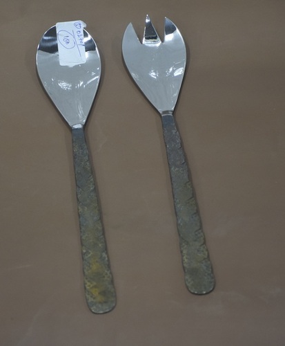 12 Inch Metal Shiny Cutlery Set