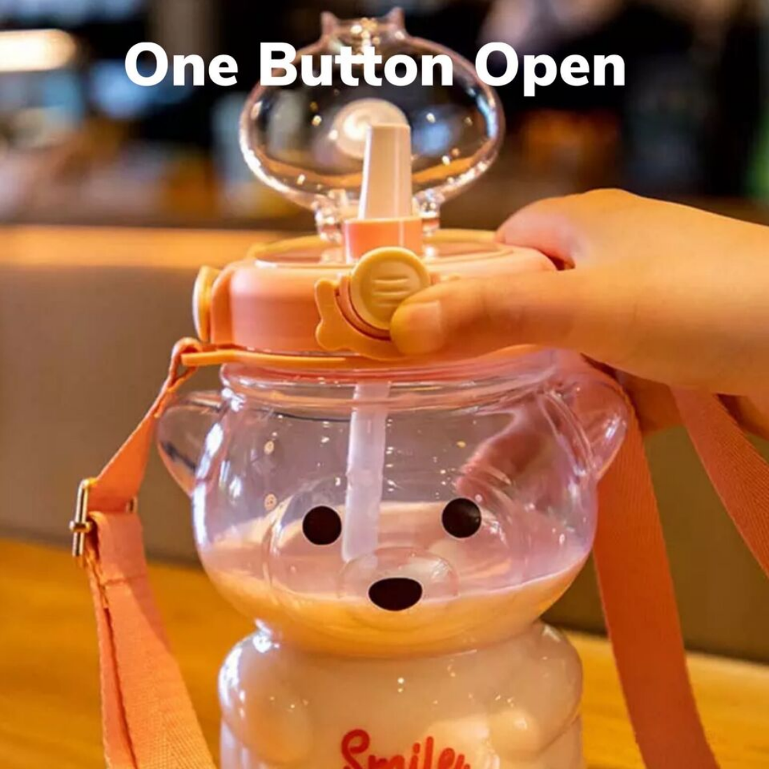 Teddy bear water bottle