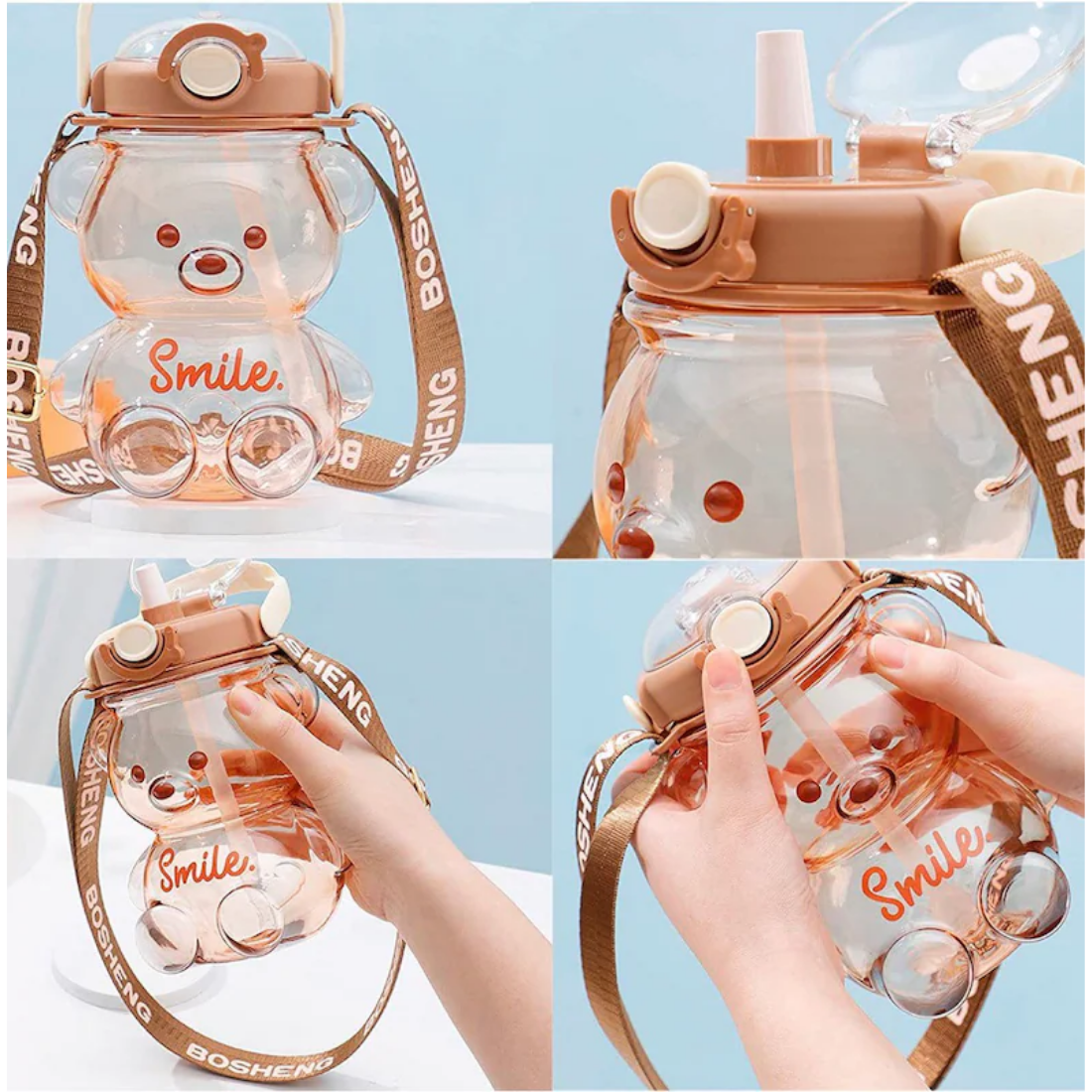 Teddy bear water bottle