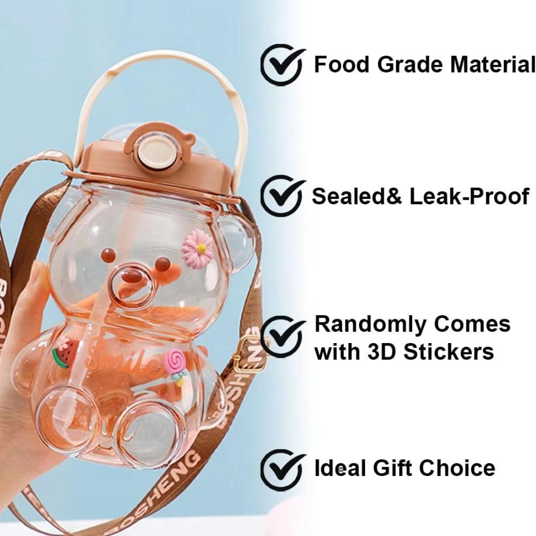 Teddy bear water bottle