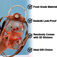 Teddy bear water bottle