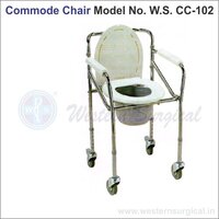 Commode Chair Model No. W.s. Cc - 102 - Application: Hospital & Intensive Care Unit