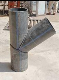 Hdpe Fabricated Y - Hdpe Material, Varied Diameter, Gray Color, Y-shape Design, Rigid Flexibility, 1-year Warranty | Ideal For Plumbing And Fluid Transportation