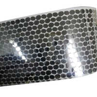 Metalized Embroidery Mirror Sticker - High-quality Pvc, 18x7 Inch Sheet Size, Silver Color | Strong Adhesive, Various Design Printing Options, Commercial Use