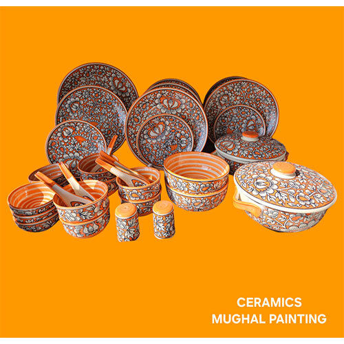 Ceramics Mughal Painting Dinner Set
