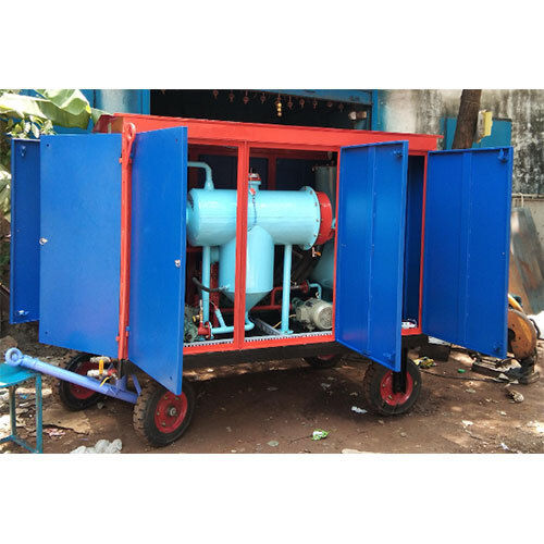 Blue Transformer / Hydraulic Oil Filter Machine Plant  Trolley Mounted (Model 1)