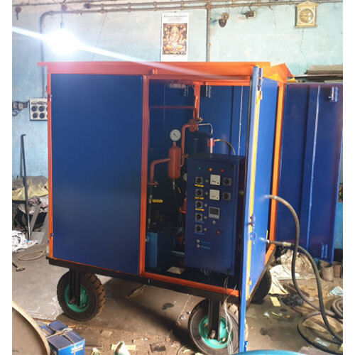 Transformer/ hydraulic oil filter machine plant trolley mounted (model 4)