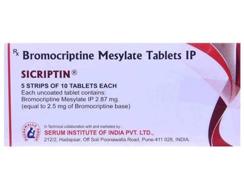 Bromocriptine mesylate Tablets IP