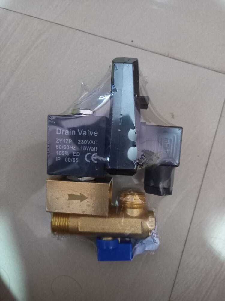 Black And Golden Auto Drain Valve With Timer