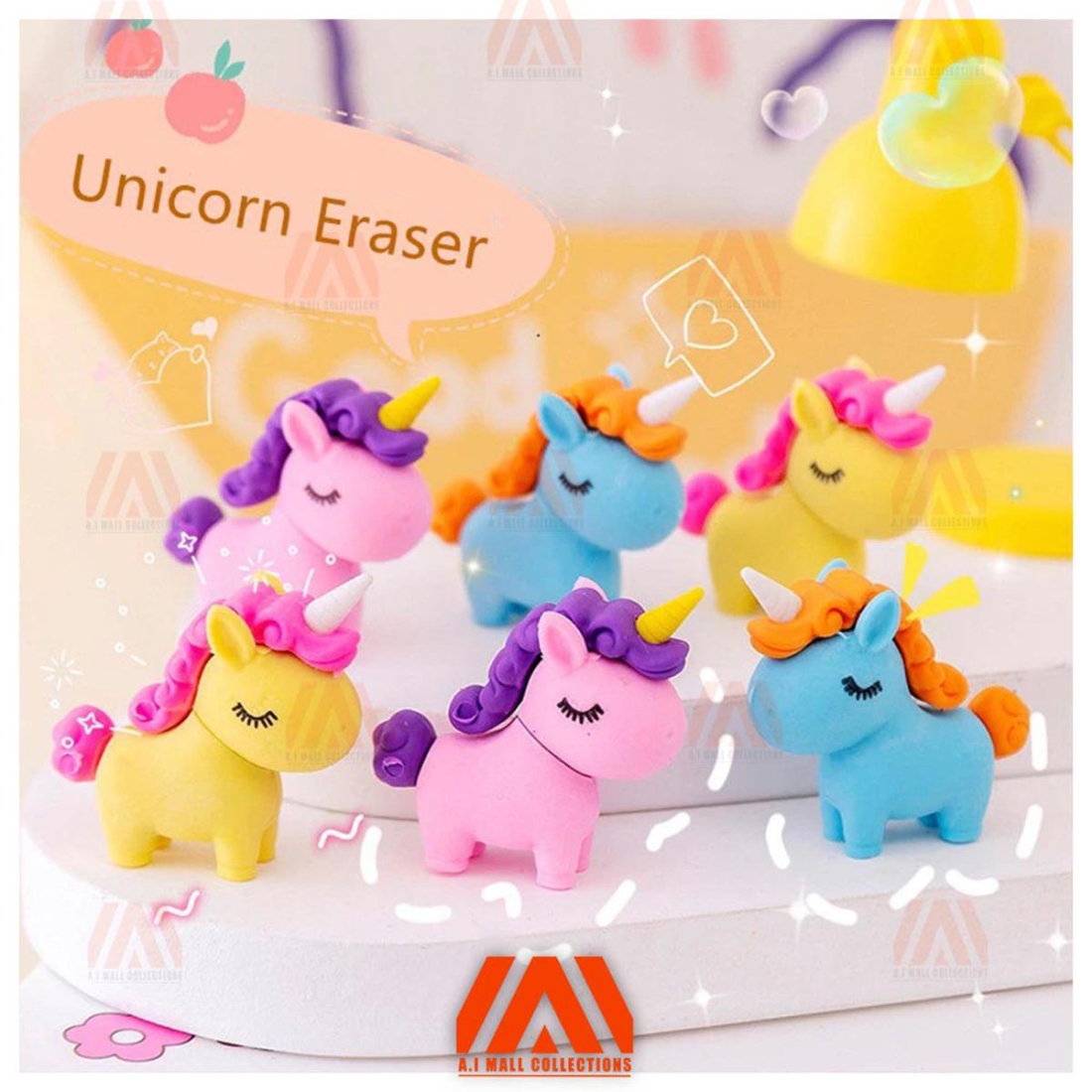 Unicorn eraser