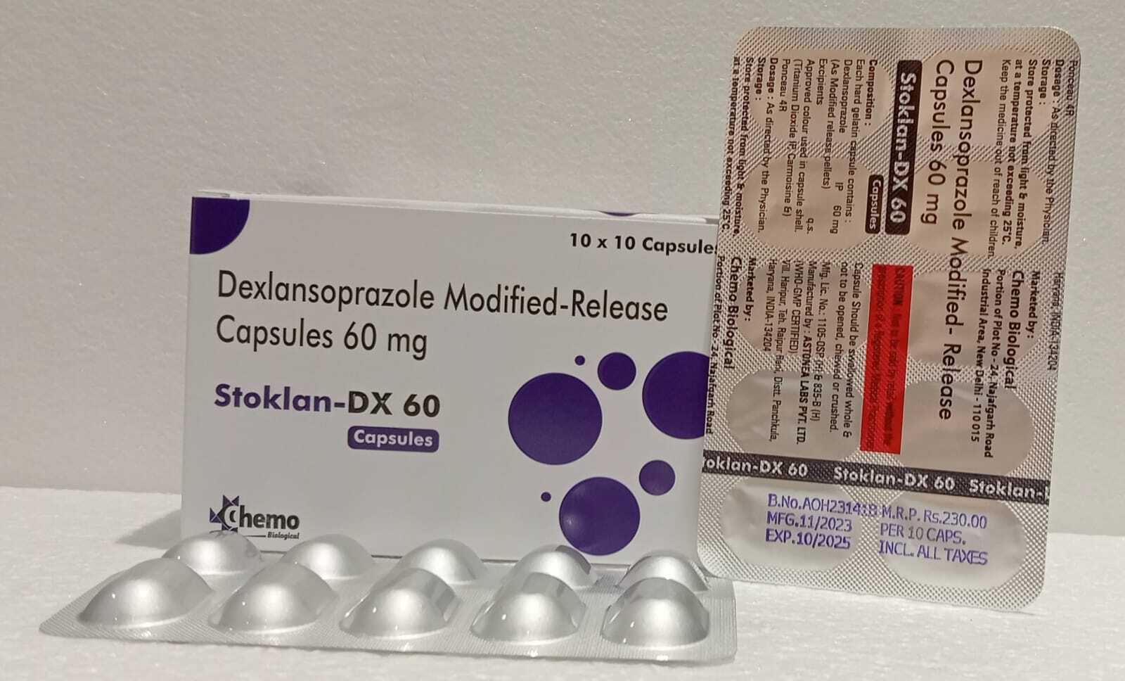 Dexlansoprazole 60mg delayed release Capsules