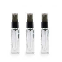 Perfume Glass Bottle With Perfume Sprayer - Color: As Per Requirement