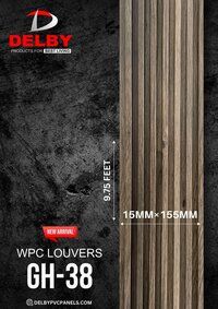 Fluted Louver Wpc Wall Panels - Delby GH Series