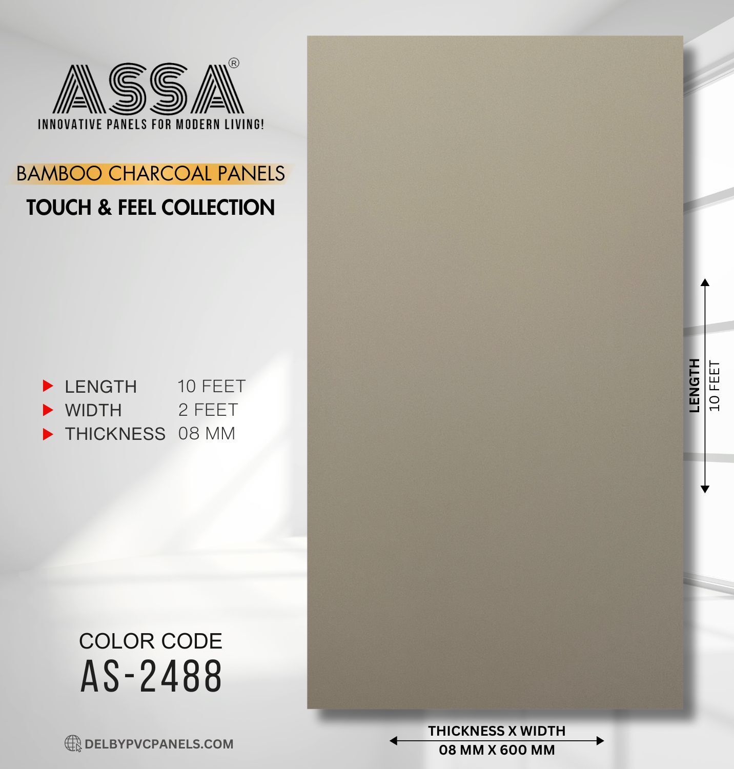 ASSA PENELS - Solid PVC Wall Panels By DELBY