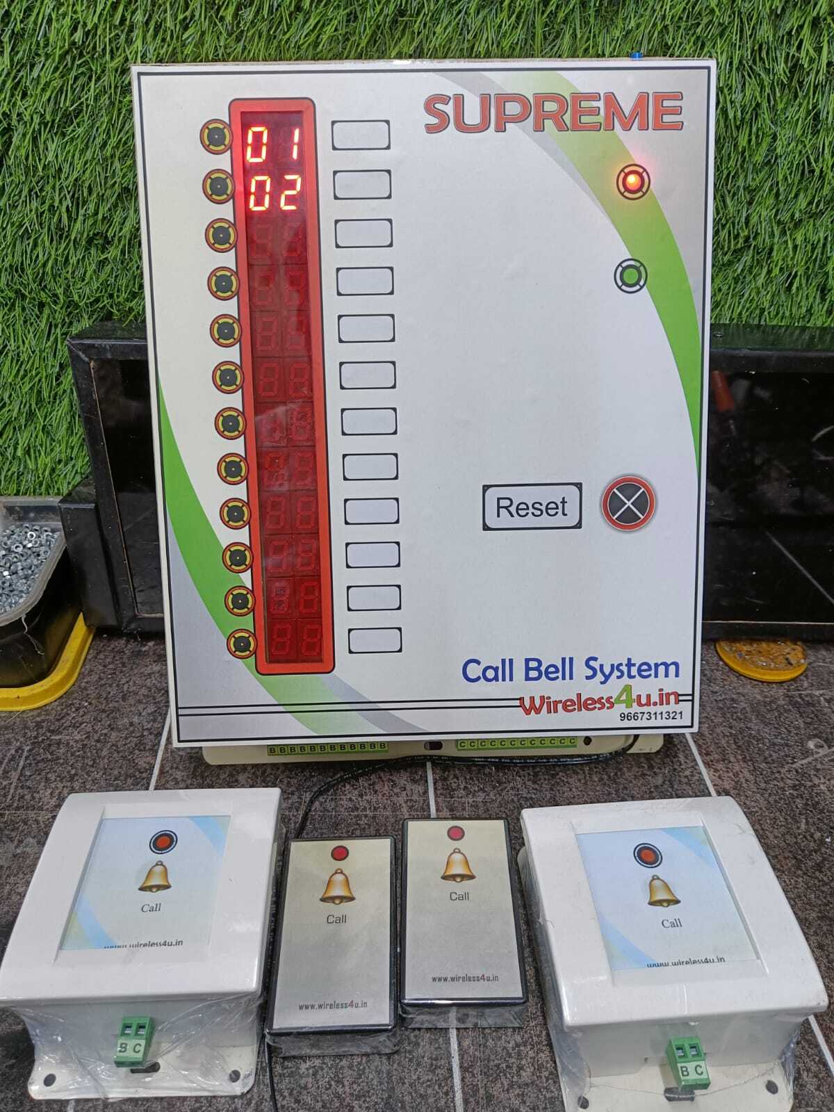 Wired Peon Call Bell System For 25 User
