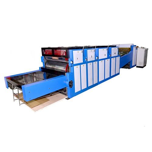 Four Color Variable Roll to Sheet Flexo Printing Machine