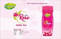 Rose Talcum Powder 25gm - Herbal & Mineral Blend, Glitter Effect, Smudge Proof | Refreshing Rose Fragrance For All Skin Types