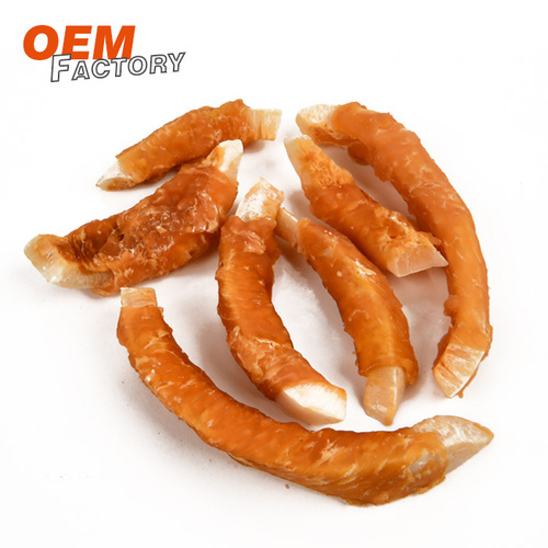 Coconut Strip Twined by Chicken Organic Dog Treats Supplier OEM Chicken Jerky Dog Snacks