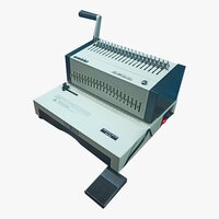 Electric Comb Binder Machine 500 Sheet Binding Capacity Punching Capacity 20 Sheet
