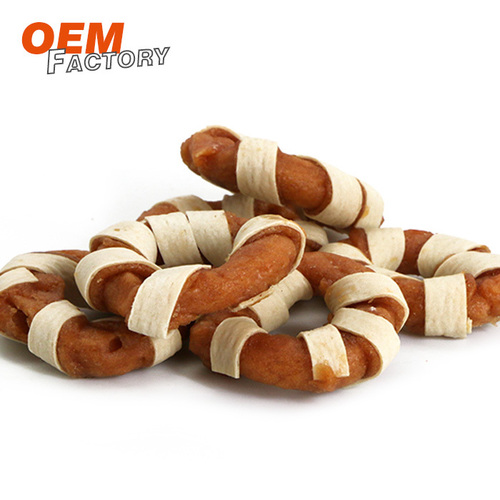 Chicken Twined by Cod Slice Best Dog Snacks Supplier OEM Dog Treats Manufacturer