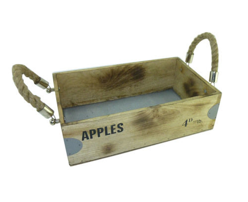 Decorative Wooden Cutlery Holder With Jute handle