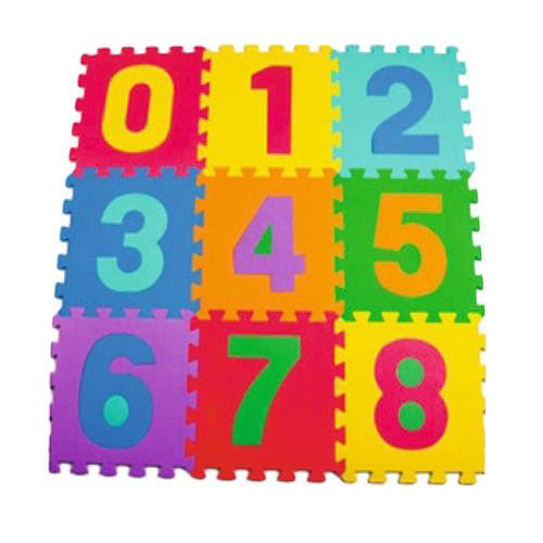 Plastic Numbers Eva Mat