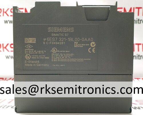 6ES7321-1BL00-0AA0   Siemens PLC Module Simatic S7-300