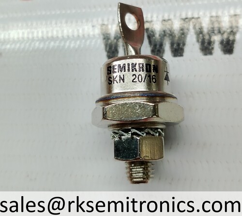 Skn20/16 Diode Rectifying 1600V 1.55V 20A Anode To Stud Em6 - Application: Industrial