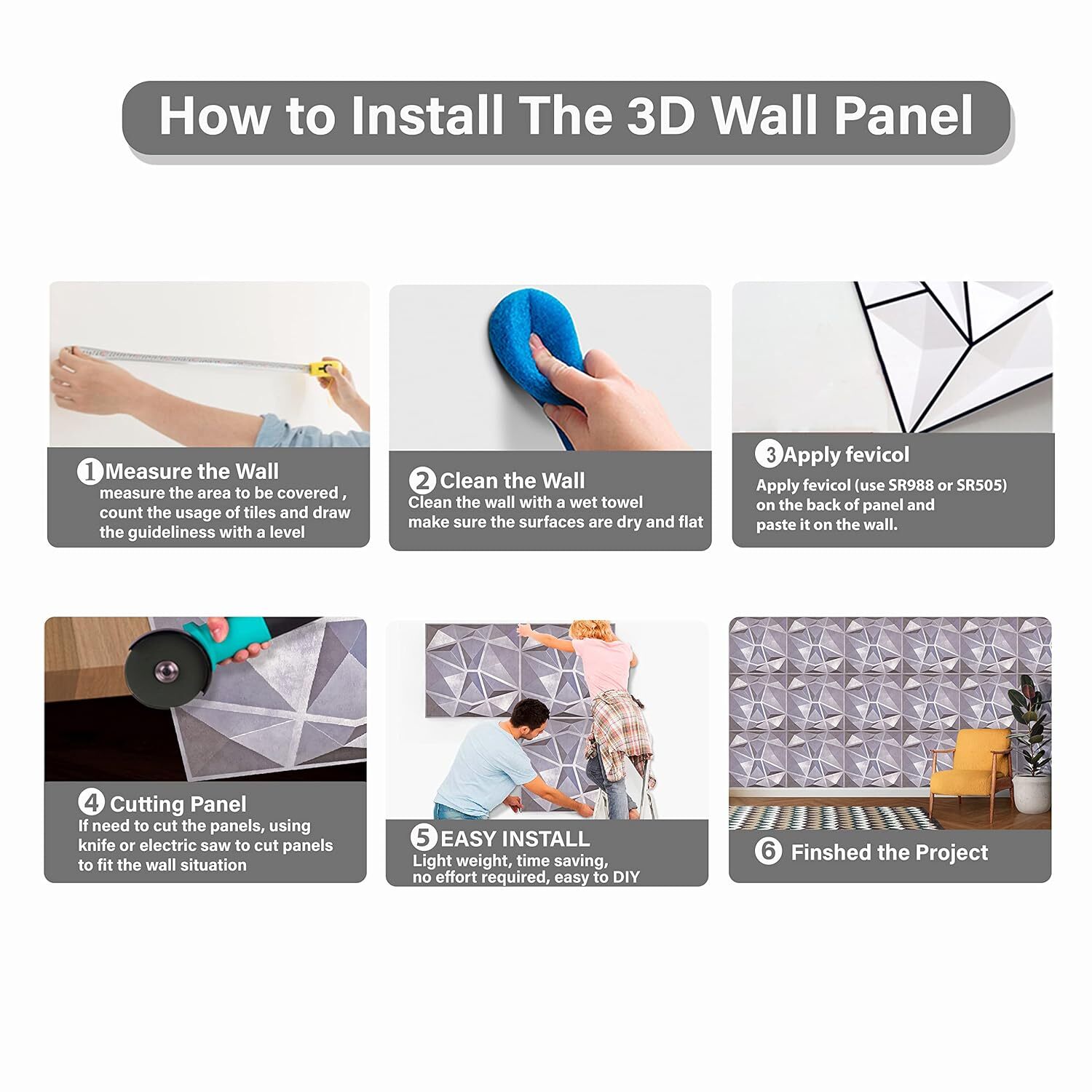 DIAMOND GOLD PVC PANEL