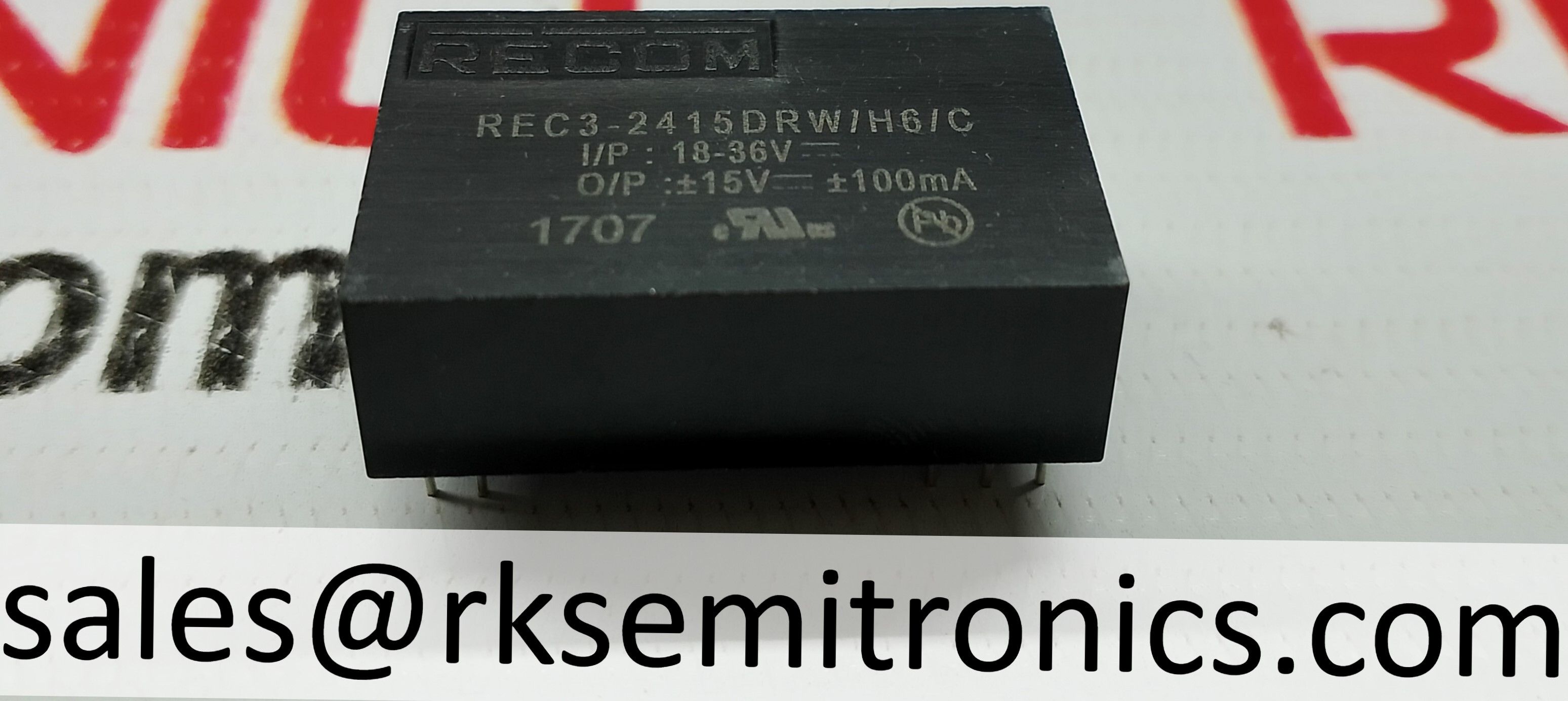 REC3-2415DRW/H6/C   Isolated DC/DC Converters