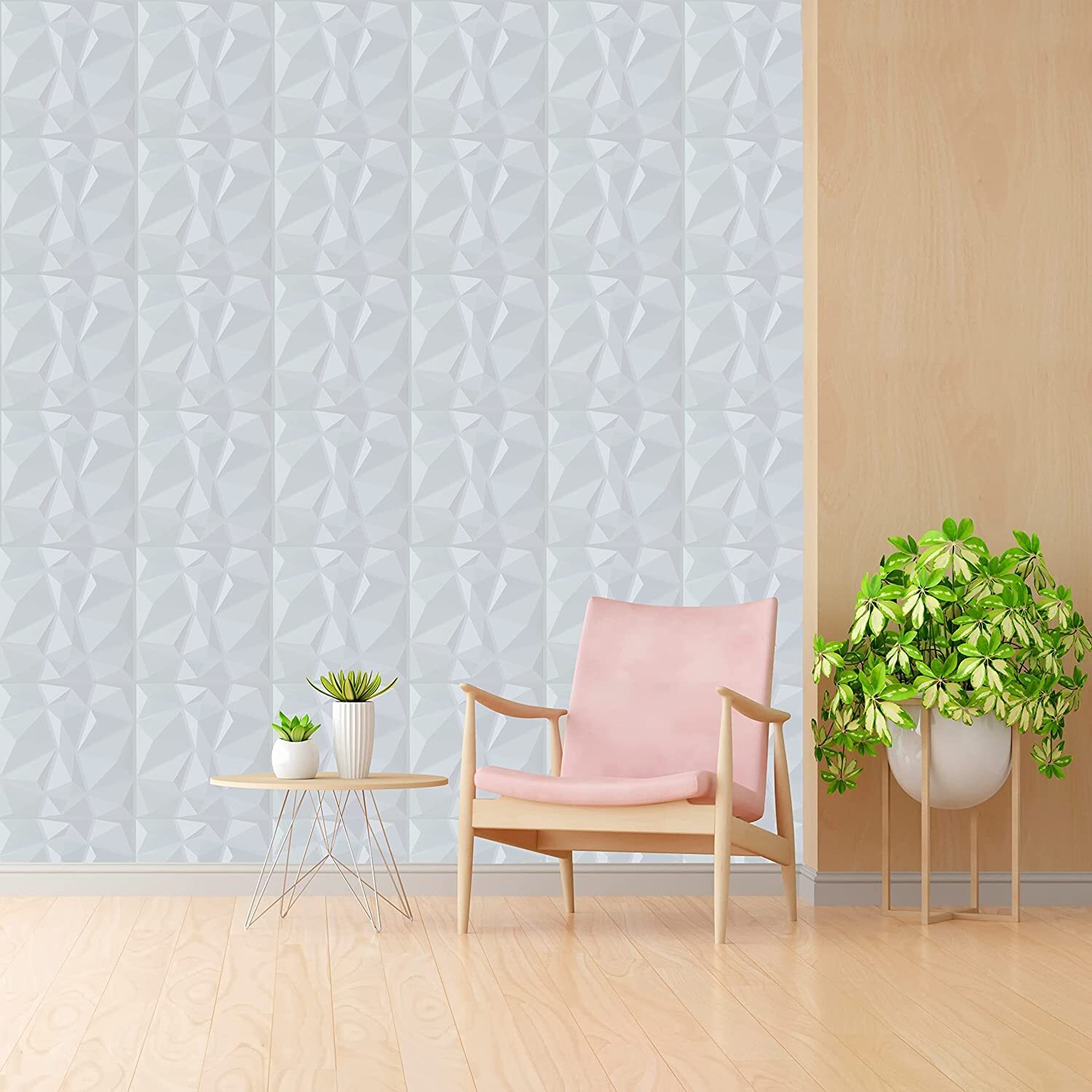 ZIGZAG WHITE PVC PANEL