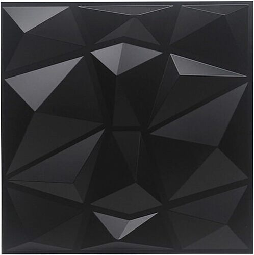 ZIGZAG BLACK PVC PANEL