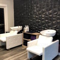 ZIGZAG BLACK PVC PANEL